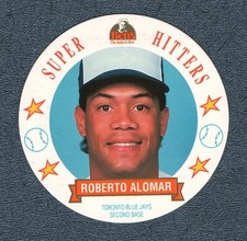Roberto Alomar 1992 Ben's Bread Baseball Super Hitters Disc #3 - Lot x100