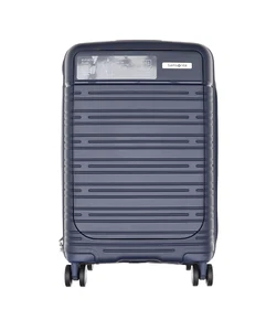 Samsonite Navy Elevation Plus Hardside Spinner Carry On Luggage T1073 22 in - Picture 1 of 5