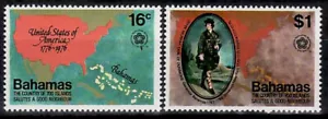 Bahamas Sc392-3 American Bicentennial, John Murray, Map - Picture 1 of 1