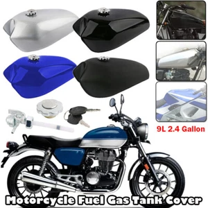Gallon Gas Fuel Tank + Cap Keys +Switchfor Honda CG 125 250 CB Cafe Racer 9L 2.4 - Bild 1 von 14