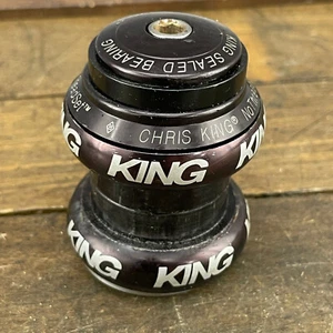 Chris King Headset 1 1/8 Inch Threadless Black NoThreadset 1 1/8" O Ring MTB - Picture 1 of 12