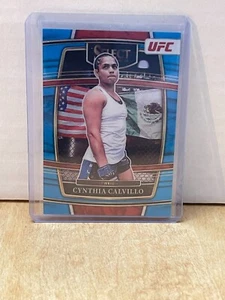 2022 Panini Select UFC Cynthia Calvillo Light Blue Prizm /199 #70 - Picture 1 of 2
