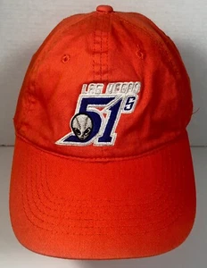Las Vegas 51s Alien MiLB Baseball Hat Cap Defunct Team Rare Orange Adjustable OC - Picture 1 of 8