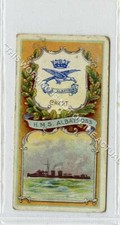 (Gb7453-547) Hill, Battleships & Crests, #10 H.M.S. Albatross 1901 G-VG