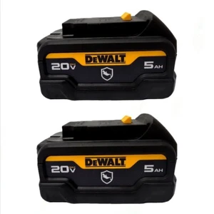 Dewalt DCB205G 20V Max XR 5.0Ah Lithium Ion Oil Resistant Battery 2-PK 2025 Date - Picture 1 of 2
