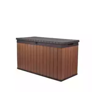 Darwin 150 Gal. Large Resin Deck Box for Patio Garden Furniture, Outdoor Storage - Picture 1 of 7