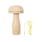 Darning Mushroom Set Wood Embroidery Sewing Kit Suitable for Any Craft Project