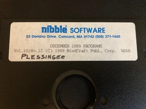 Nibble December 1989 /  Apple II Home Computers - Picture 1 of 2
