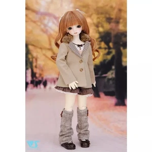 Abrigo de piel línea A Super Dollfie 2013 colección septiembre MSD SDM SDC MDD 1/4 BJD - Imagen 1 de 4
