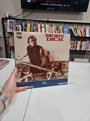 MOBY DICK Laserdisc LD EXCELLENT CONDITION VERY RARE GREAT FILM VERY RARE! - Image 1 of 2