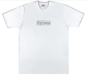 *NWT* Supreme x KAWS Chalk Logo T - XL - 100% Cotton Preshrunk - Picture 1 of 7