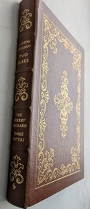 Easton Press Leather Anton Chekhov Cherry Orchard 3 Sisters 100 Greatest Ever - Imagen 1 de 5