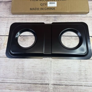 WB34K10010 Gocciolatoio Doppio Bruciatore Sinistro GE Hotpoint Gamma Gas Ricambio Nero - Foto 1 di 7