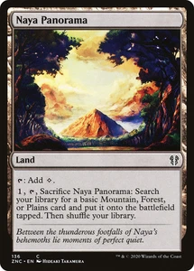 NAYA PANORAMA x4 mtg NM-M Zendikar Rising Commander 4 Common - Picture 1 of 1