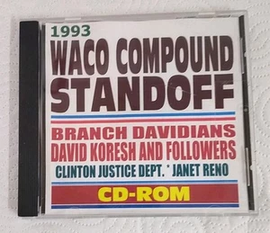 1993 WACO COMPOUND STANDOFF - BRANCH DAVIDIANS + DAVID KORESH FOLLOWERS CD-ROM - Picture 1 of 4