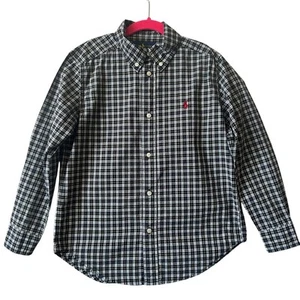 Camicia elegante Ralph Lauren ragazzo taglia 7 ragazzo bambino 100% cotone - Foto 1 di 8