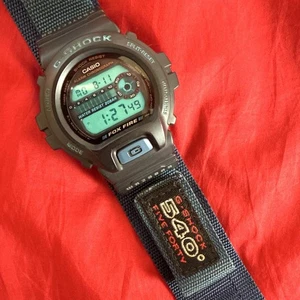 Rare 90's CASIO G-SHOCK DW-6900 Digital Wrist Watch Custom silencer Used no Box - Picture 1 of 10