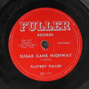 PLAYBOY FULLER: sugar cane highway / gonna play my guitar FULLER Single 78 RPM - Picture 1 of 2