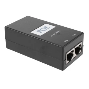 24V 0.5A Desktop POE Injector Ethernet Adapter ÜBerwachung CCTV für IP Kam3107 - Afbeelding 1 van 8