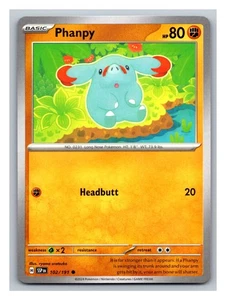Phanpy #102/191 SV08: Surging Sparks Pokemon Trading Card TCG Nintendo 2024 - Picture 1 of 2