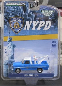 Camión de remolque Ford F-250 1979 GreenLight NYPD Hobby exclusivo 1:64 - Imagen 1 de 2