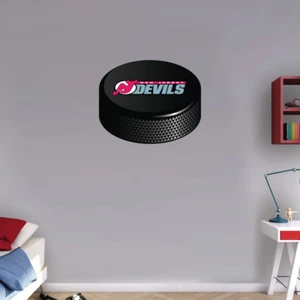 "Disco de hockey New Jersey Devils NHL logotipo arte decoración de pared pegatina -12"" o 25""" - Imagen 1 de 1