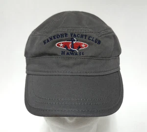 KANEOHE YACHT CLUB Hat Cadet Cap - Gray Adjustable - KYC Hawaii Sailing Oahu - Picture 1 of 8