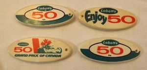 Vintage Labatt’s 50 F1 Grand Prix of Canada Bier Plastik Bier Flaschenöffner - Bild 1 von 2