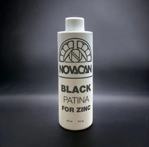 Novacan Black Patina For Zinc - 8 Oz - Picture 1 of 3