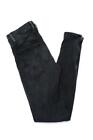MCGUIRE DENIM Stretch Mid Rise Skinny Leg Denim Black Jeans 25 $196 #129