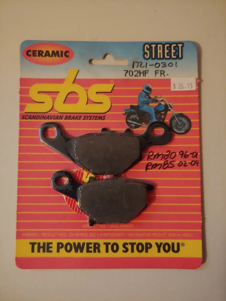 Pastillas de freno SBS 702HF Suzuki RM 80 85 pastillas delanteras Foto 1 de 1