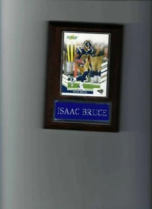 ISAAC BRUCE PLAQUE ST. LOUIS RAMS FOOTBALL NFL C - Picture 1 of 1