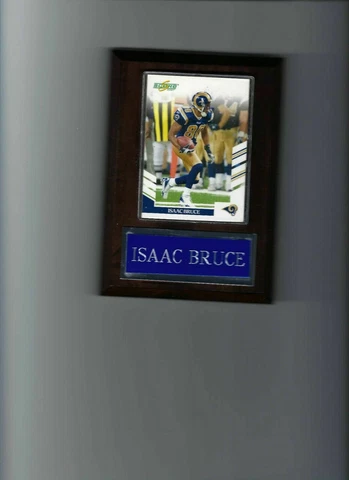 ISAAC BRUCE PLAQUE ST. LOUIS RAMS FOOTBALL NFL   C Cover