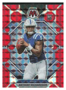2023 Panini Mosaic ANTHONY RICHARDSON Rookie Red Prizm Colts RC #282 - Picture 1 of 2