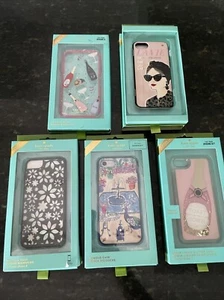 Kate Spade iPhone Cases~3 Iphone 8/7, 1 Iphone 6, 1 iPhone X - Picture 1 of 7