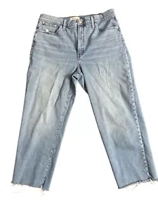 Madewell The Perfect Vintage Straight Crop Jean Womens Size 32 - Picture 1 of 9