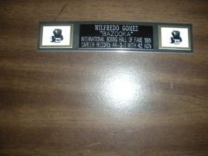 WILFREDO GOMEZ (BOXING) NAMEPLATE FOR SIGNED GLOVES/TRUNKS/PHOTO DISPLAY - Picture 1 of 1
