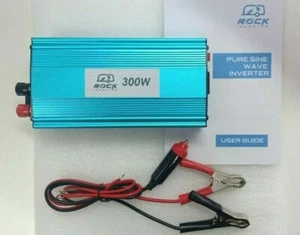 Rock Pure Sine Wave Inverter 300W DC12V to AC240V - Picture 1 of 5