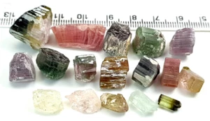 Hermoso lote de 136 quilates mezcla colores turmalina grado áspero buena calidad de Afganistán - Imagen 1 de 6