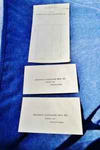 Bachman Chocolate MFG CO, MOUNT JOY, PA - Vintage Candy Stmt & Envelopes 1967 - Bild 1 von 7