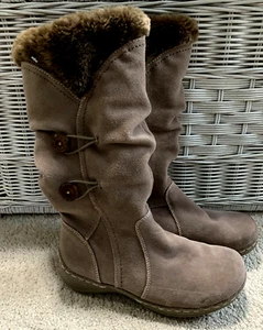 TRENDSETTER BOOTS    6.5 M    Lt. Brown    Suede Leather   Zippers    NEVER WORN - Picture 1 of 15