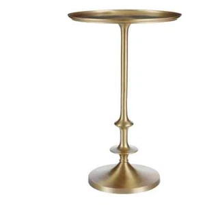 Home Decorators Collection End/Side Table 14.50"W x 14.50"D x 22.25"H Metal Gold - Picture 1 of 8