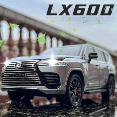 1:24 Lexus Lx600 Suv Vehicle Toy Model Car Diecast Sound & Light Collection Gift - Image 1 of 4