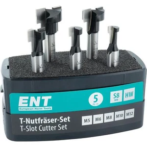 ENT 09055 5-tlg. HW T-Nutfräser-Set optimiert für M5 M6 M8 M10 M12 - Bild 1 von 6