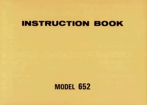 VTG NEW HOME JANOME 652 * Instruction manual or Service manual & Parts * on CD - Picture 1 of 7