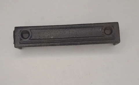 Antique Cast Iron Rim Lock Keeper or Catch 3 7/8" High Very Good Condition Clean Cover