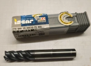 ISCAR 10mm cutter EFS-B44 10-22C10-72 900 4 FLUTE ROUGHING & FINISHING END MILL - Picture 1 of 4