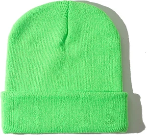 Beanie for Men Women Winter Hats Reversible Soft Warm Cuffed Beanie Knitted Skul - Picture 1 of 12