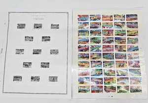 34¢ "Greetings from America"- Sheet of 50 - With Scott's Album Pages - Picture 1 of 9
