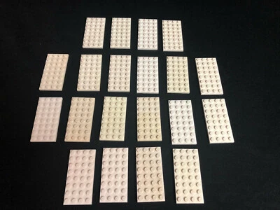 Lego 20x Platten 3035 Plate 4 x 8 weiß City, Town, Stadt - Bild 1 von 4